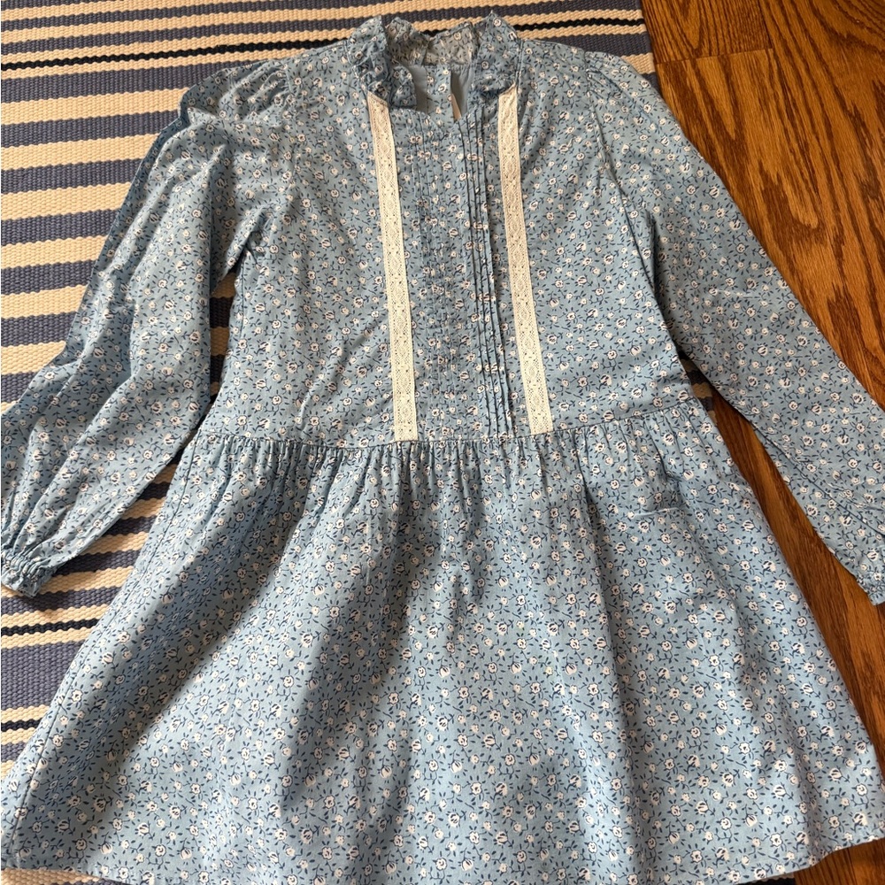Janie and Jack Blue Floral Dress